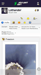 Mobile Screenshot of lothander.deviantart.com