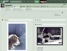 Tablet Screenshot of lothander.deviantart.com