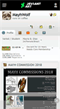 Mobile Screenshot of mayhwolf.deviantart.com
