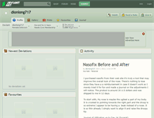 Tablet Screenshot of dionlong717.deviantart.com