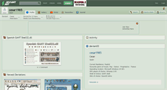 Desktop Screenshot of cesar1985.deviantart.com
