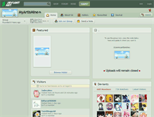 Tablet Screenshot of myartismine.deviantart.com