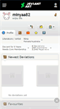 Mobile Screenshot of minyaa82.deviantart.com