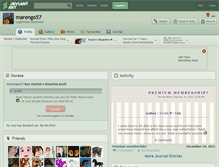 Tablet Screenshot of marengo57.deviantart.com