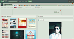 Desktop Screenshot of masterhaseeb.deviantart.com