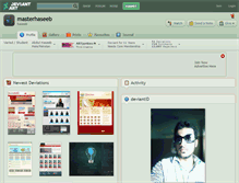 Tablet Screenshot of masterhaseeb.deviantart.com