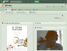 Tablet Screenshot of john-alan.deviantart.com