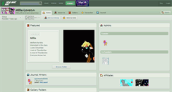 Desktop Screenshot of millie-lovers.deviantart.com