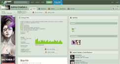 Desktop Screenshot of anime-creation.deviantart.com