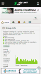 Mobile Screenshot of anime-creation.deviantart.com