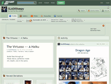 Tablet Screenshot of glad0sisaspy.deviantart.com