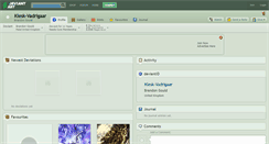 Desktop Screenshot of klesk-vadrigaar.deviantart.com