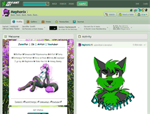 Tablet Screenshot of mephonix.deviantart.com