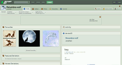 Desktop Screenshot of penumbra-wolf.deviantart.com