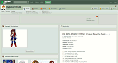 Desktop Screenshot of maddie4170604.deviantart.com