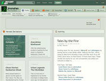 Tablet Screenshot of jmonahan.deviantart.com