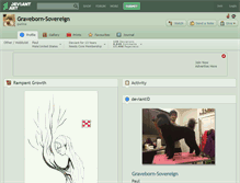 Tablet Screenshot of graveborn-sovereign.deviantart.com