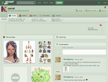 Tablet Screenshot of corrot.deviantart.com