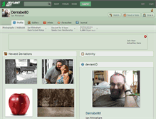 Tablet Screenshot of derrabe80.deviantart.com