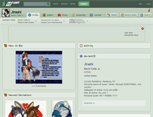 Tablet Screenshot of jirashi.deviantart.com