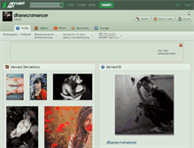 Tablet Screenshot of dhanecromancer.deviantart.com