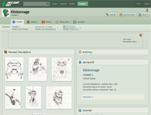 Tablet Screenshot of kilotonnage.deviantart.com