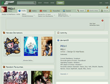 Tablet Screenshot of pb2x1.deviantart.com