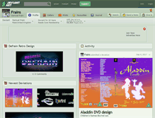 Tablet Screenshot of frains.deviantart.com
