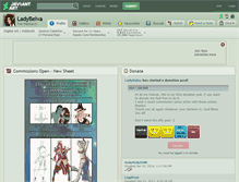 Tablet Screenshot of ladybelva.deviantart.com