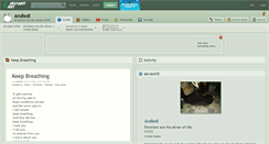 Desktop Screenshot of andiedi.deviantart.com
