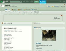 Tablet Screenshot of andiedi.deviantart.com