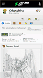 Mobile Screenshot of crisosphinx.deviantart.com