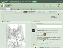 Tablet Screenshot of crisosphinx.deviantart.com