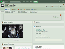 Tablet Screenshot of exist-trace-club.deviantart.com