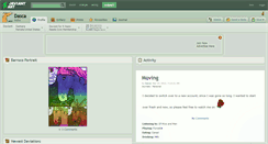 Desktop Screenshot of dasca.deviantart.com