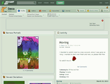Tablet Screenshot of dasca.deviantart.com