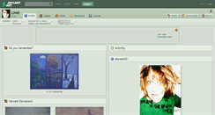 Desktop Screenshot of livel.deviantart.com