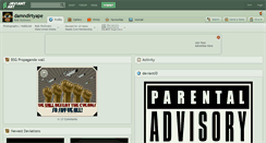 Desktop Screenshot of damndirtyape.deviantart.com