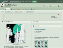 Tablet Screenshot of cinsatalxenomaker.deviantart.com