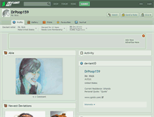 Tablet Screenshot of drpoop159.deviantart.com