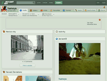 Tablet Screenshot of hameya.deviantart.com