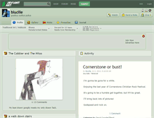 Tablet Screenshot of blucille.deviantart.com