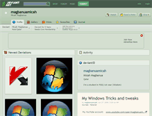 Tablet Screenshot of magbanuamicah.deviantart.com