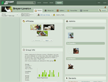 Tablet Screenshot of breyer-lovers.deviantart.com