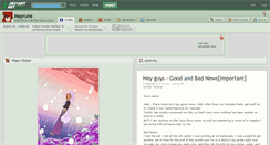 Desktop Screenshot of mayrune.deviantart.com