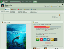 Tablet Screenshot of dream-shot.deviantart.com