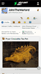Mobile Screenshot of johnthewarlord.deviantart.com