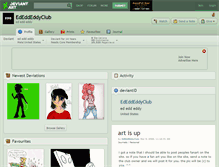 Tablet Screenshot of ededdeddyclub.deviantart.com