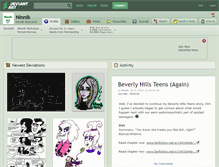 Tablet Screenshot of ninnik.deviantart.com