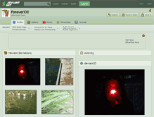 Tablet Screenshot of foreverxxi.deviantart.com